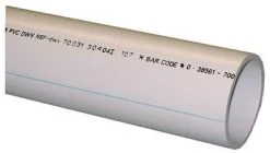 Genova PVC Dwv Pipe Schedule 40 - 5 Ft, 3 In