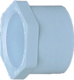 Genova Genova-PVC Pressure Reducer Bushing - White, 2 In|1 1/2 In
