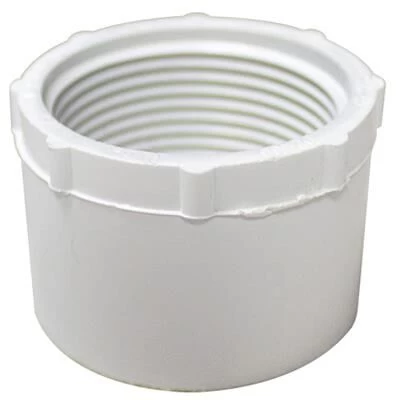 Genova PVC Pressure Reducer Bushing - White, 1 1/2 In|1 In 3 Genova PVC Pressure Reducer Bushing - White, 1 1/2 In|1 In