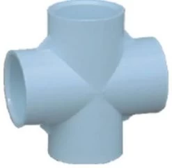 Genova Cross Slip - White, 1/2 In