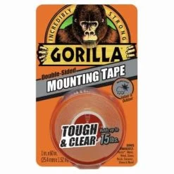 Gorilla Double Sided Mounting Tape - Clear