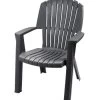 Gracious Living Cape Cod High Back Chair - Gray
