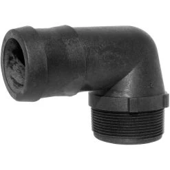 Green Leaf Elbow 3 Inch Male Npt X 3 Inch Hose Barb