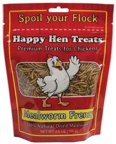 Happy Hen Mealworm Frenzy - 3.5 Oz 3 Happy Hen Mealworm Frenzy - 3.5 Oz