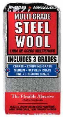 Homax 12 Pack Multi Grade Steel Wool Pads