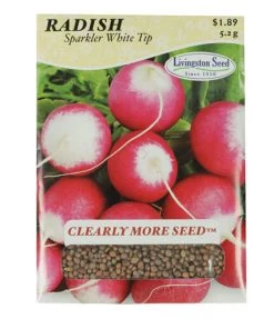 Ferry-Morse Sparkler White Tip Radish Seed Packets - 6 G