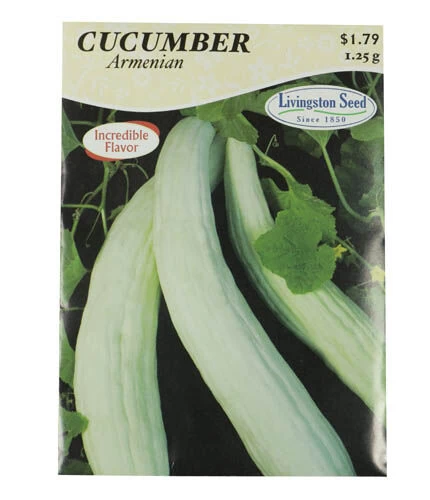 Ferry-Morse Armenian Cucumber Seed Packet - 1.25 G 3 Ferry-Morse Armenian Cucumber Seed Packet - 1.25 G