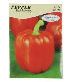Ferry-Morse Red Mercury Pepper Seed Packet - 450 Mg