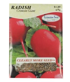 Ferry-Morse Crimson Giant Radish Seed Packet - 5 G