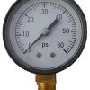 Ashcroft Pressure Gauge Bottom Mount 0 60 PSI