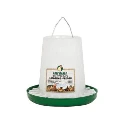 Harris Farms Free Range Plastic Hanging Poultry Feeder - 10 Lbs