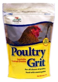 MannaPro Insoluble Crushed Granite Poultry Grit - 5 Lb