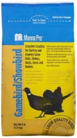 Manna Pro Gamebird/Showbird Feed - 5 Lb