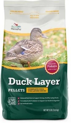 Manna Pro Duck & Goose Layer Pellets - 8 Lbs
