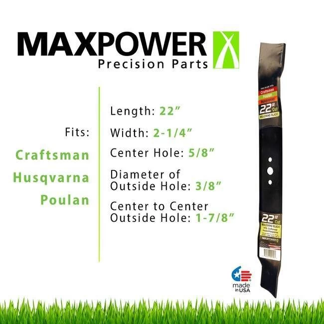 Maxpower Mulching Blade 22 In 4 Maxpower Mulching Blade 22 In - Image 2