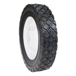 Maxpower 8 In X 1.75 In Offset Steel Lawn Mower Wheel With Diamond Tread