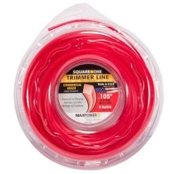 Maxpower Squareone Commercial Grade Trimmer Line .105 In X 90'