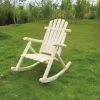 Backyard Expressions Natural Wooden Log Rocker -Garden And Farm Shop midstateschinadirectprogram4002710 1