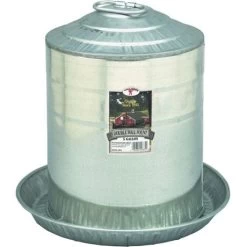 Little Giant Double Wall Metal Poultry Fount - 5 Gal