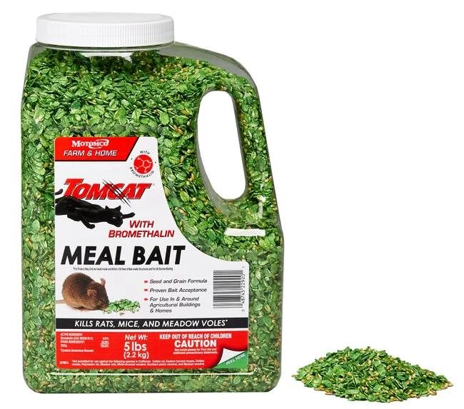 Motomco TomBromethalin Meal Bait - 5 Lbs 3 Motomco TomBromethalin Meal Bait - 5 Lbs
