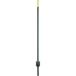 Nucor 1.33 Studded T-Post With Lime Green Tip - 7'