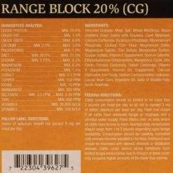 Range Block 20% - 33 Lb -Garden And Farm Shop nutrena nutrebeef range block 20 324799 04 1