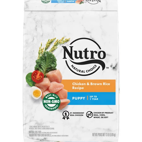 Nutro Chicken, Rice & Sweet Potato Puppy Food - Puppy, 15 Lb