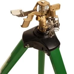 Orbit Brass Impact Sprinkler W/ Adjustable Tripod Stand 12 Orbit Brass Impact Sprinkler W/ Adjustable Tripod Stand -Garden And Farm Shop orbit brass impact sprinkler with adjustable tripod stand .5 inch 6058045 02