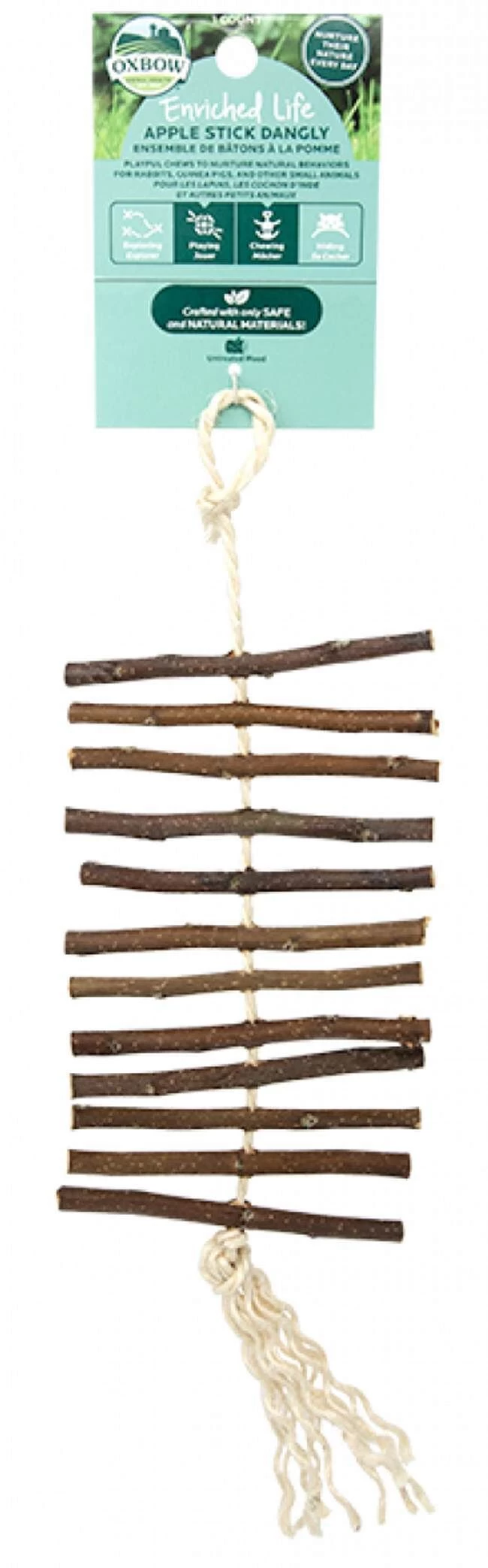 Oxbow Enriched Life Apple Stick Dangly Treat 3 Oxbow Enriched Life Apple Stick Dangly Treat