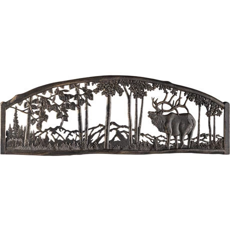 Painted Sky Designs Cast-Iron Elk Bench 4 Painted Sky Designs Cast-Iron Elk Bench - Image 2