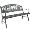 Painted Sky Designs Cast-Iron Elk Bench -Garden And Farm Shop painted sky design elk cast iron bench 5171039 02 1