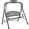 Painted Sky Designs Flora Cast-Iron Swing -Garden And Farm Shop painted sky design floral cast iron swing floral 5171043 01
