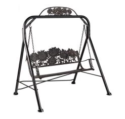 Painted Sky Designs Iron Swing Sunflower Design