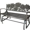 Painted Sky Designs Sunflower Glider Bench - 51 In X 36 In X 27 In 1 Painted Sky Designs Sunflower Glider Bench - 51 In X 36 In X 27 In -Garden And Farm Shop paintedskydesigns5171025 1