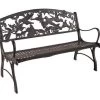 Painted Sky Designs Iron Hummingbird Bench - Black 2 Painted Sky Designs Iron Hummingbird Bench - Black -Garden And Farm Shop paintedskydesigns5171046 1