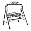 Painted Sky Designs Iron Farmstead Swing - Black -Garden And Farm Shop paintedskydesigns5171047 1