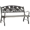 Painted Sky Designs Rose Castiron Bench -Garden And Farm Shop paintedskydesignsinc5171040 1