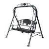 Painted Sky Designs Bison Cast Iron Swing - 63 In X 66 In X 50 In -Garden And Farm Shop pds bis
