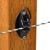 Powerfields Pin Lock Wood Post Insulator -Garden And Farm Shop powerfields3218124 1 1