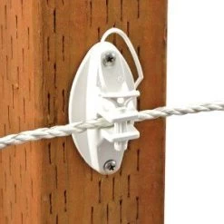Powerfields Pin Lock Wood Post Insulator -Garden And Farm Shop powerfields3218124 1