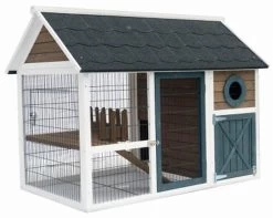 Precision Pet Cottontails Hutch Bunny Barn
