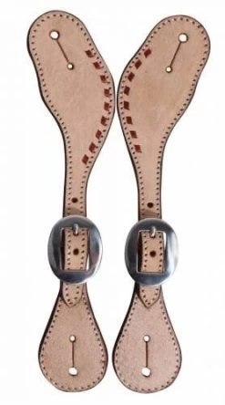 Pro Choice Ladies Stratford Buckstitched Roughout Spur Straps