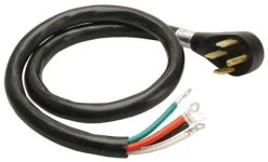 Master Electrician 4-Ft. 6/2 And 8/2 Srdt Black Round Range Cord
