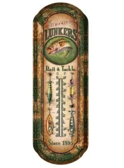 River's Edge Trout Tin Thermometer