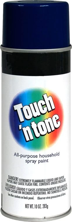 Rust-Oleum Touch N Tone Spray Paint - Dark Blue, 10 Oz