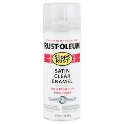 Rust-Oleum Stops Rust Spray Paint - Satin Clear, 12 Oz
