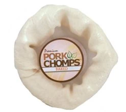 Pork Chomps 6" Baked Pork Skin Bagel - Pork