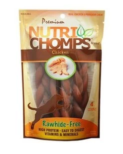 Scott Pet 6” Premium NutriChomps Braids – 4 Ct -Garden And Farm Shop scottpet483065 1