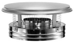 Selkirk Stainless Steel Round Top - 6 In