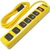 Coleman Yellow Jacket 6-Outlet Metal Heavy-Duty Power Strip - 6'